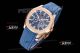 swiss replica Patek Philippe Aquanaut Luce Annual Calendar 5261 rose gold blue dial watch (9)_th.jpg